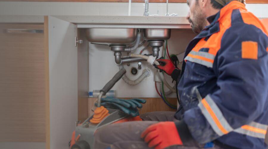 Professional slab leak plumber services in Elmdale, KS